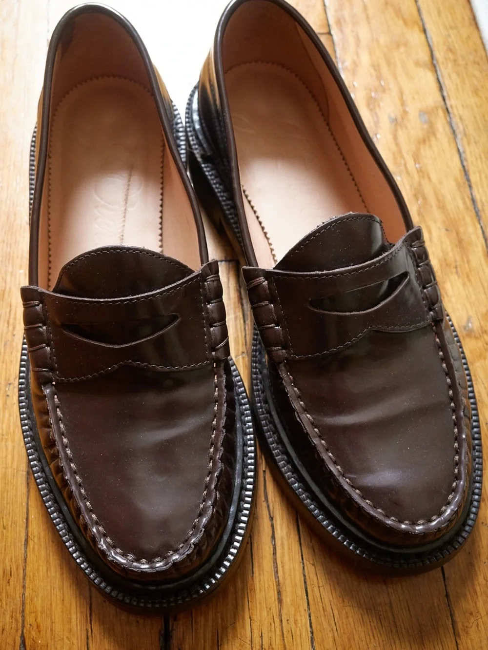 J Crew Women’s Penny Loafers in Dark Brown - Picture 1 of 6